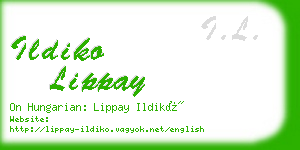 ildiko lippay business card